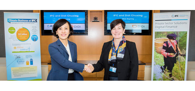 IFC and Didi Chuxing Partner on Women’s Empowerment, Climate and Financial Inclusion in Emerging Markets