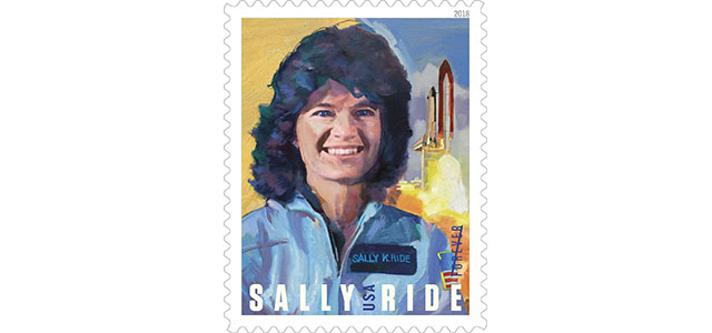 Sally Ride Stamp Launches